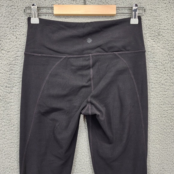 Athleta Black Leggings Workout Athleisure Yoga Pants Size Small - Picture 11 of 13